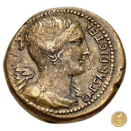 476/1 - bronzo C. Iulius Caesar / C. Clovius 45 BC