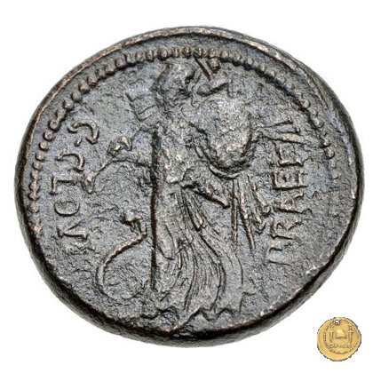 476/1 - bronzo C. Iulius Caesar / C. Clovius 45 BC