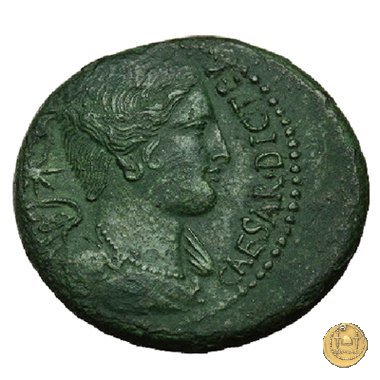 476/1 - bronzo C. Iulius Caesar / C. Clovius 45 BC