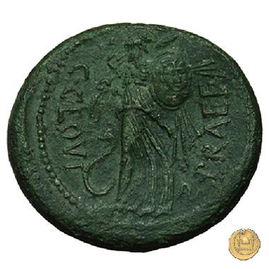 476/1 - bronzo C. Iulius Caesar / C. Clovius 45 BC