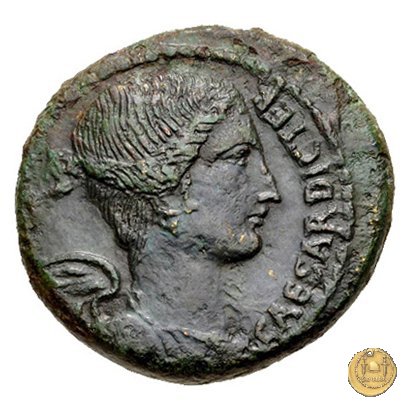 476/1 - bronzo C. Iulius Caesar / C. Clovius 45 BC