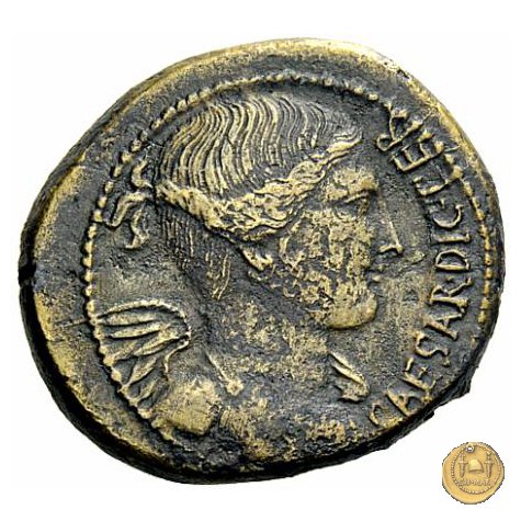 476/1 - bronzo C. Iulius Caesar / C. Clovius 45 BC