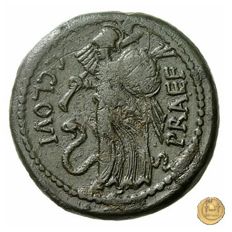 476/1 - bronzo C. Iulius Caesar / C. Clovius 45 BC