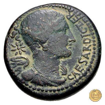 476/1 - bronzo C. Iulius Caesar / C. Clovius 45 BC