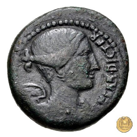 476/1 - bronzo C. Iulius Caesar / C. Clovius 45 BC