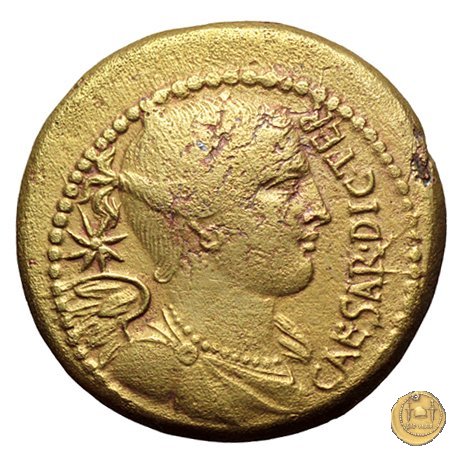 476/1 - bronzo C. Iulius Caesar / C. Clovius 45 BC