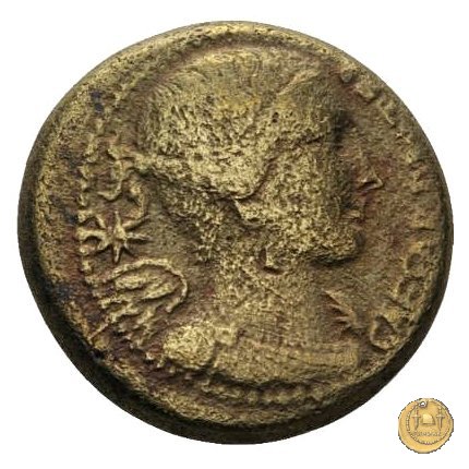 476/1 - bronzo C. Iulius Caesar / C. Clovius 45 BC