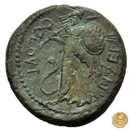 476/1 - bronzo C. Iulius Caesar / C. Clovius 45 BC