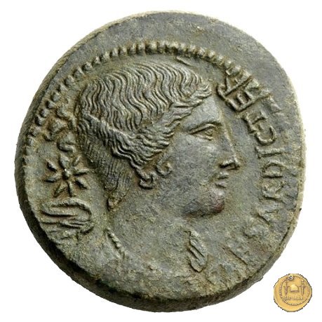 476/1 - bronzo C. Iulius Caesar / C. Clovius 45 BC