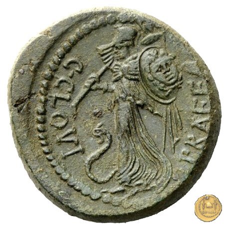 476/1 - bronzo C. Iulius Caesar / C. Clovius 45 BC