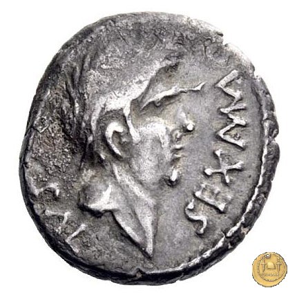 477/1 - denario Sex. Pompeius Magnus Pius 45-44 BC (Spagna)