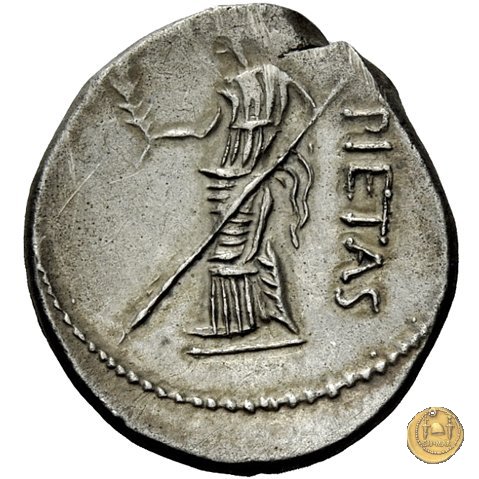 477/1 - denario Sex. Pompeius Magnus Pius 45-44 BC (Spagna)