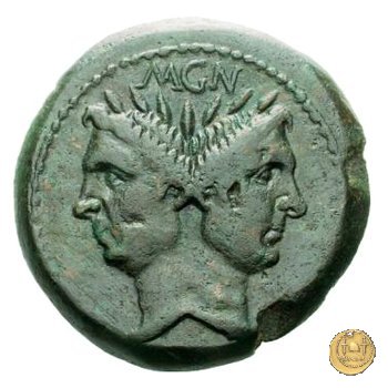 479/1 - asse Sex. Pompeius Magnus Pius 45 BC (Sicilia)