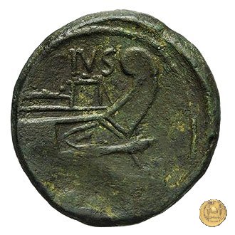 479/1 - asse Sex. Pompeius Magnus Pius 45 BC (Sicilia)