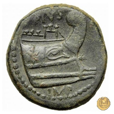 479/1 - asse Sex. Pompeius Magnus Pius 45 BC (Sicilia)