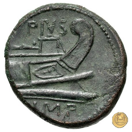 479/1 - asse Sex. Pompeius Magnus Pius 45 BC (Sicilia)