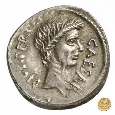 480/10 - denario C. Iulius Caesar / P. Sepullius Macer 44 BC (Roma)