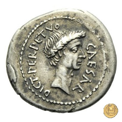 480/10 - denario C. Iulius Caesar / P. Sepullius Macer 44 BC (Roma)