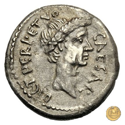 480/10 - denario C. Iulius Caesar / P. Sepullius Macer 44 BC (Roma)