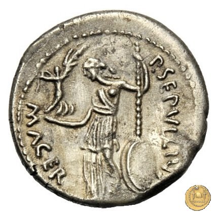 480/10 - denario C. Iulius Caesar / P. Sepullius Macer 44 BC (Roma)