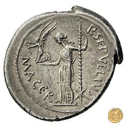 480/11 - denario C. Iulius Caesar / P. Sepullius Macer 44 BC (Roma)