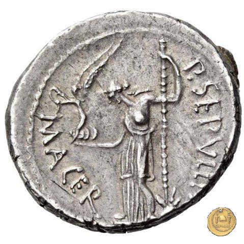 480/11 - denario C. Iulius Caesar / P. Sepullius Macer 44 BC (Roma)