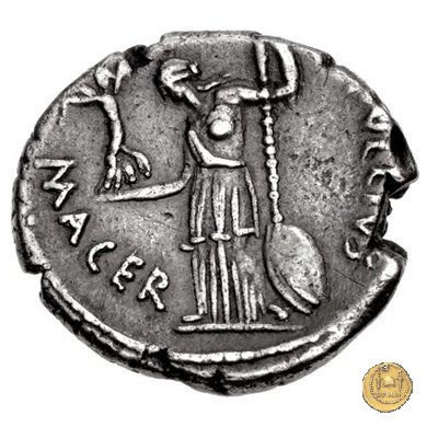 480/13 - denario C. Iulius Caesar / P. Sepullius Macer 44 BC (Roma)