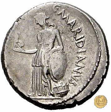 480/15 - denario C. Iulius Caesar / C. Cossutius Maridianus 44 BC (Roma)