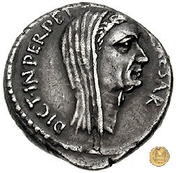 480/15 - denario C. Iulius Caesar / C. Cossutius Maridianus 44 BC (Roma)