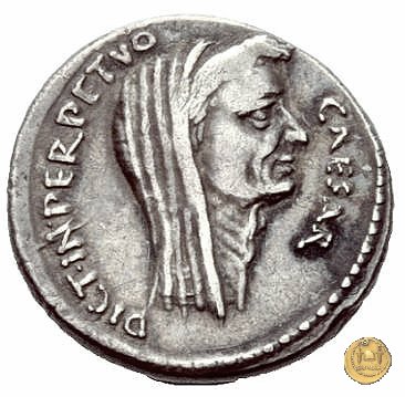 480/15 - denario C. Iulius Caesar / C. Cossutius Maridianus 44 BC (Roma)