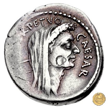 480/15 - denario C. Iulius Caesar / C. Cossutius Maridianus 44 BC (Roma)