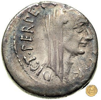 480/16 - denario C. Iulius Caesar / C. Cossutius Maridianus 44 BC (Roma)