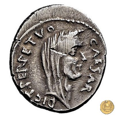 480/16 - denario C. Iulius Caesar / C. Cossutius Maridianus 44 BC (Roma)