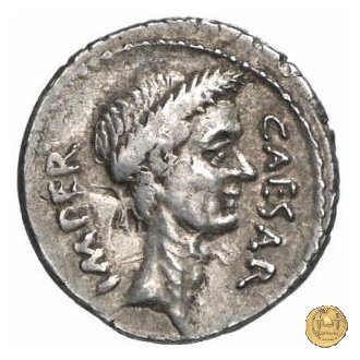 480/17 - denario C. Iulius Caesar / M. Mettius 44 BC (Roma)