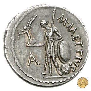 480/17 - denario C. Iulius Caesar / M. Mettius 44 BC (Roma)