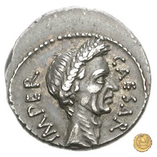 480/17 - denario C. Iulius Caesar / M. Mettius 44 BC (Roma)