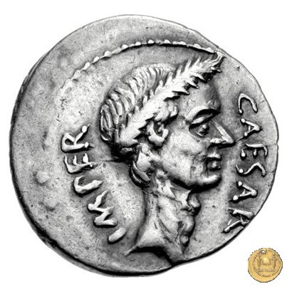 480/17 - denario C. Iulius Caesar / M. Mettius 44 BC (Roma)