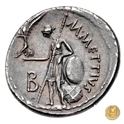 480/17 - denario C. Iulius Caesar / M. Mettius 44 BC (Roma)