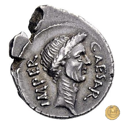 480/17 - denario C. Iulius Caesar / M. Mettius 44 BC (Roma)