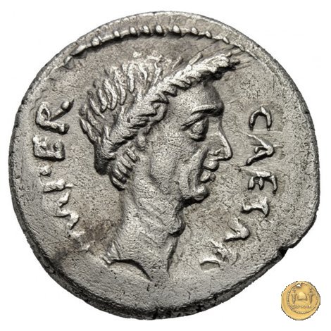 480/17 - denario C. Iulius Caesar / M. Mettius 44 BC (Roma)