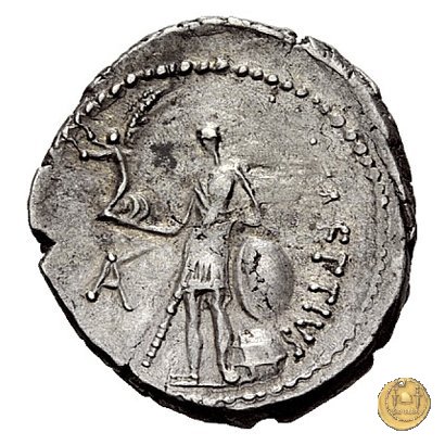 480/17 - denario C. Iulius Caesar / M. Mettius 44 BC (Roma)