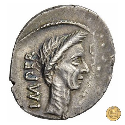 480/17 - denario C. Iulius Caesar / M. Mettius 44 BC (Roma)