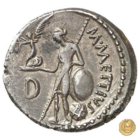 480/17 - denario C. Iulius Caesar / M. Mettius 44 BC (Roma)