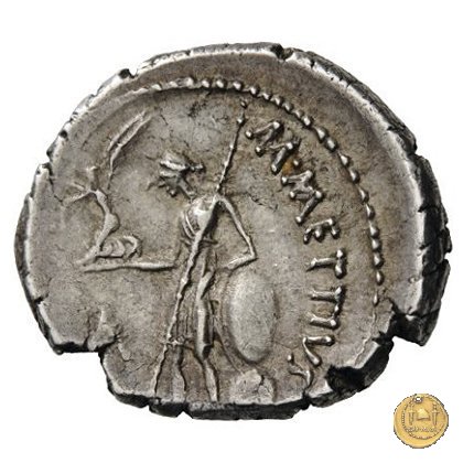 480/17 - denario C. Iulius Caesar / M. Mettius 44 BC (Roma)