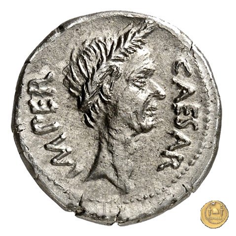 480/17 - denario C. Iulius Caesar / M. Mettius 44 BC (Roma)