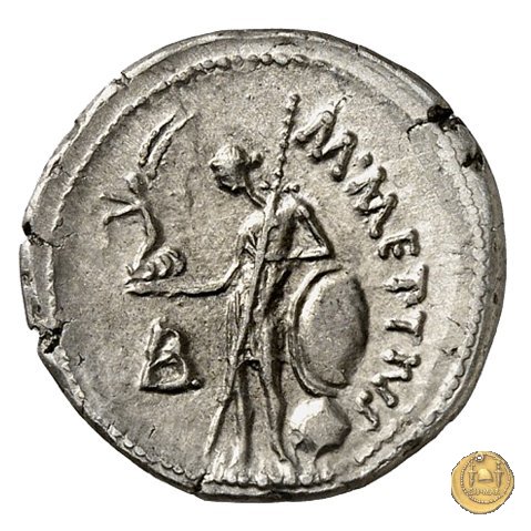 480/17 - denario C. Iulius Caesar / M. Mettius 44 BC (Roma)