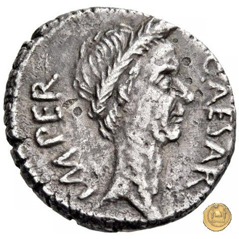 480/17 - denario C. Iulius Caesar / M. Mettius 44 BC (Roma)