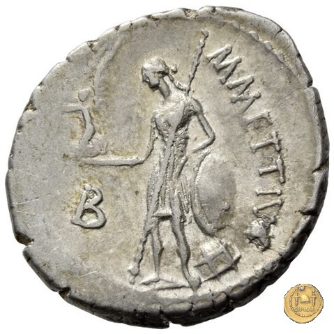 480/17 - denario C. Iulius Caesar / M. Mettius 44 BC (Roma)