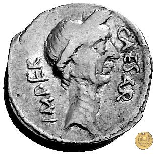 480/18 - denario C. Iulius Caesar / P. Sepullius Macer 44 BC (Roma)