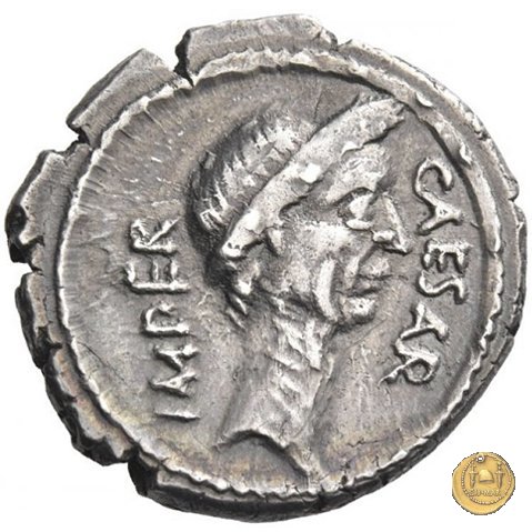 480/18 - denario C. Iulius Caesar / P. Sepullius Macer 44 BC (Roma)